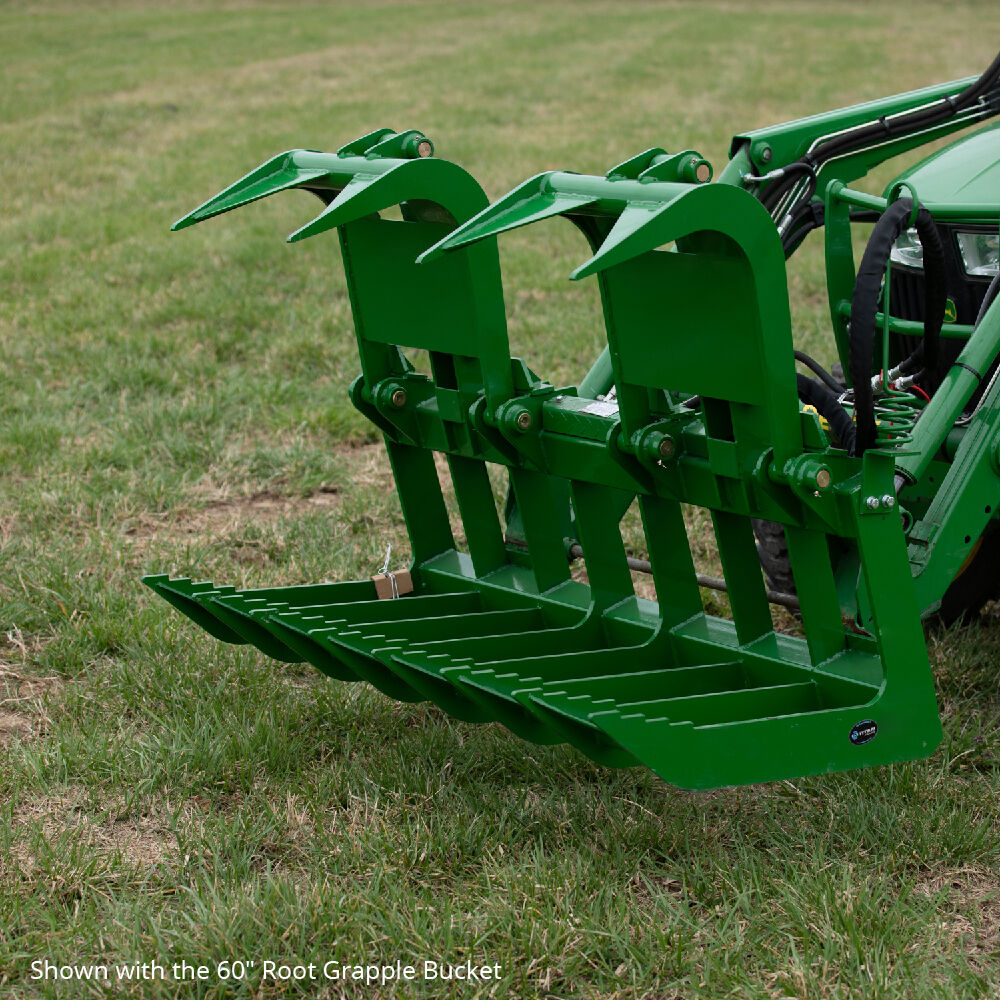 Root Grapple Bucket Attachment Fits John Deere | 72" - view 17