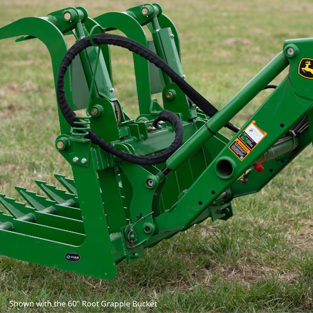 Root Grapple Bucket Attachment Fits John Deere | 72" - view 20