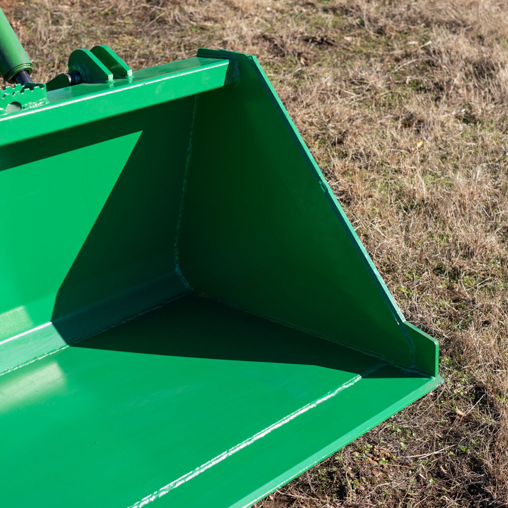 SCRATCH AND DENT - 48-in Bucket Attachment 3/16-in Thick Fits John Deere Hook And Pin Tractors - FINAL SALE - view 3