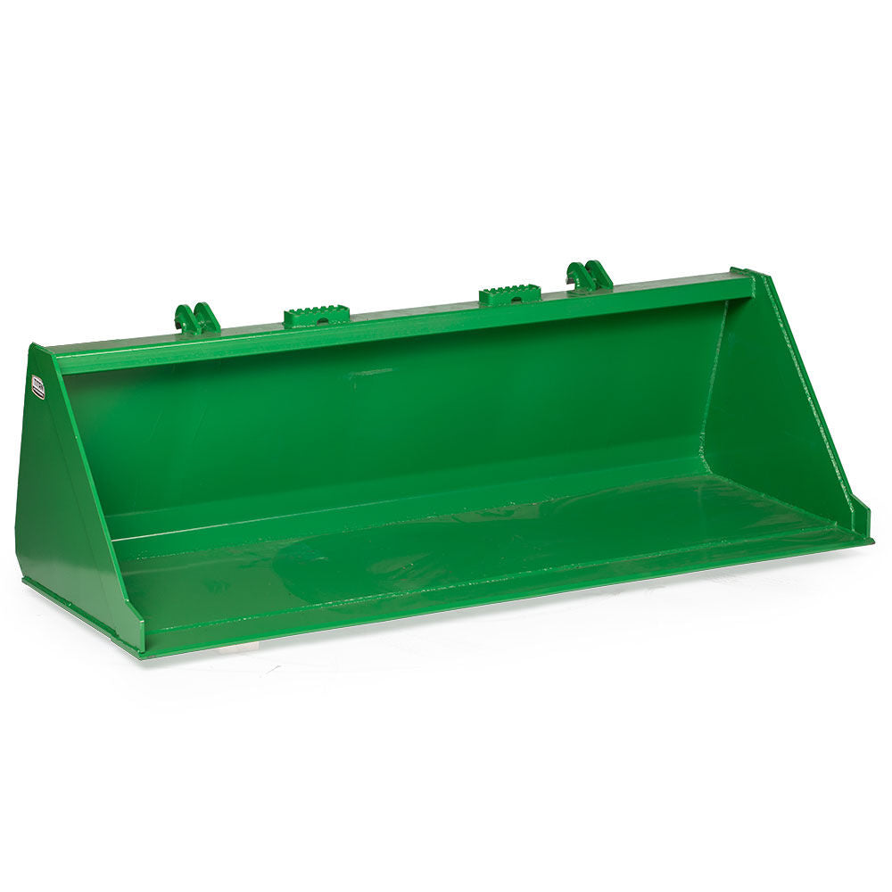 SCRATCH AND DENT - 72-in Bucket Attachment 3/16-in Thick Fits John Deere Hook And Pin Tractors - FINAL SALE - view 1