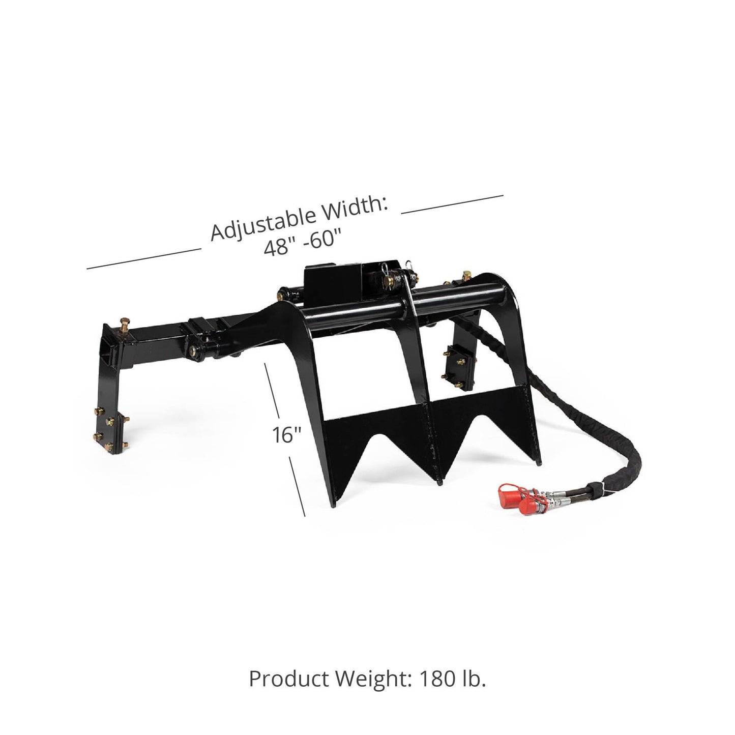 SCRATCH AND DENT - 48"-60" Bolt-on Bucket Grapple Attachment - FINAL SALE - view 2