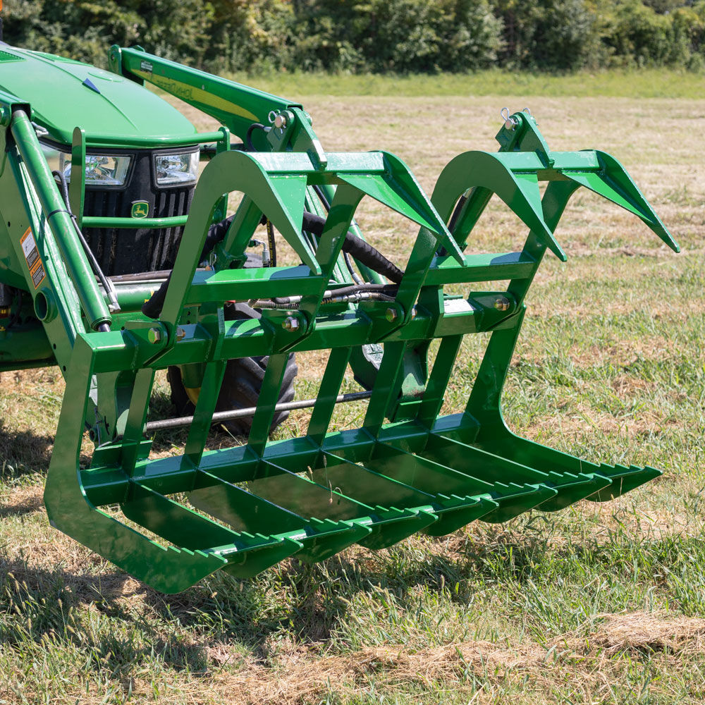 SCRATCH AND DENT - 72" Root Grapple Bucket fits John Deere Tractor Loader - FINAL SALE - view 4