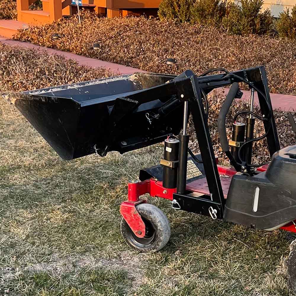 42" Mini Skid Steer Bucket - view 6