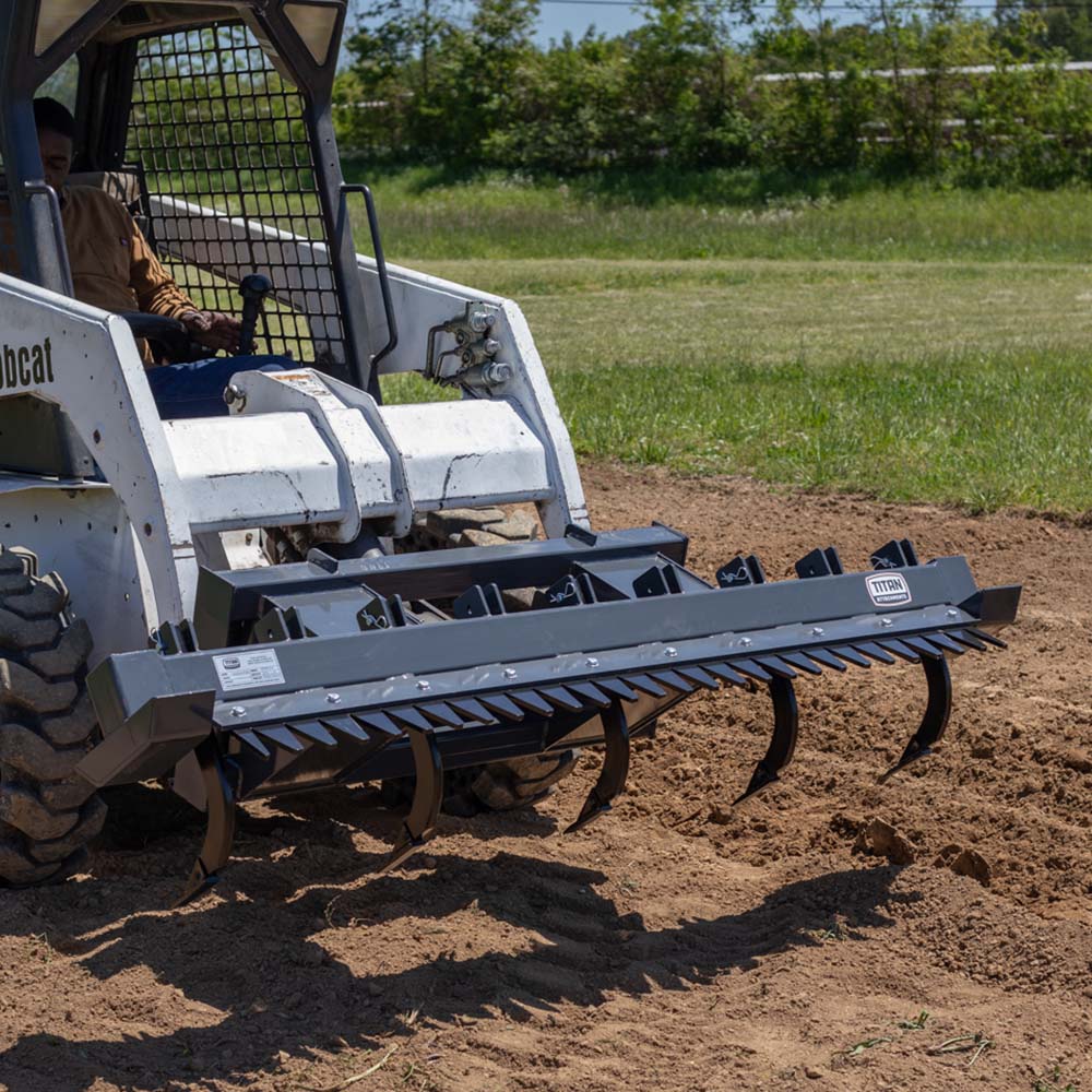 72" Ripper Scarifier Skid Steer Attachment With Optional Ripper Comb | No - view 2