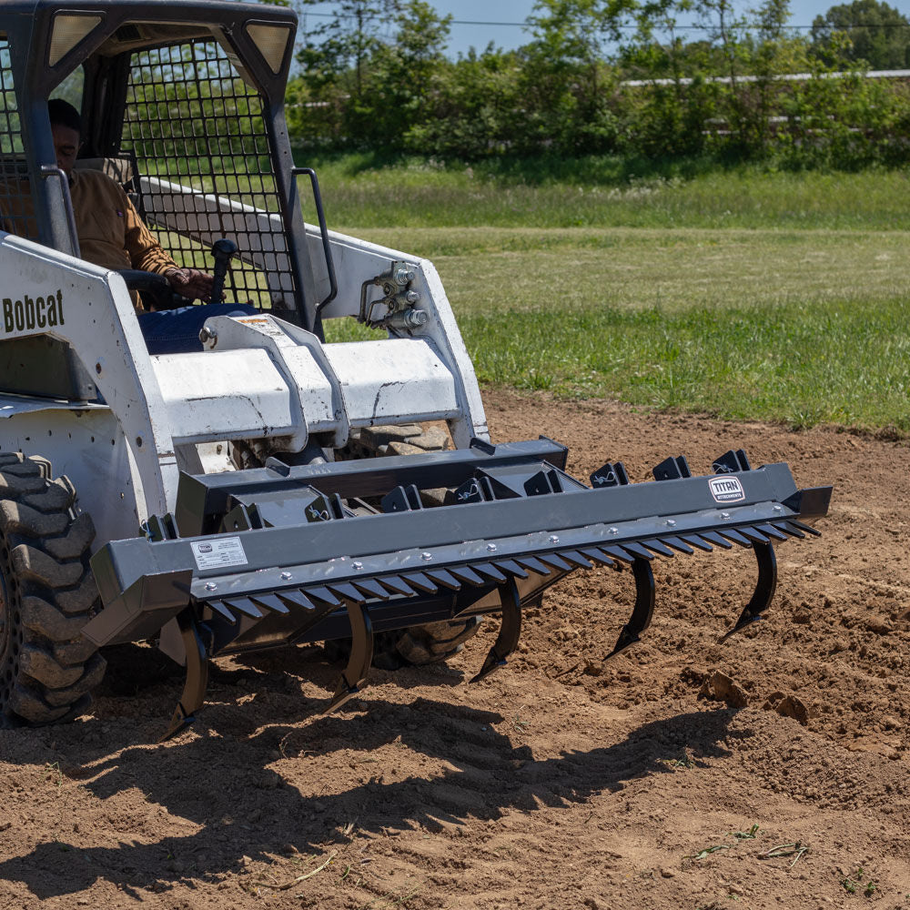 72" Ripper Scarifier Skid Steer Attachment With Optional Ripper Comb | No - view 2