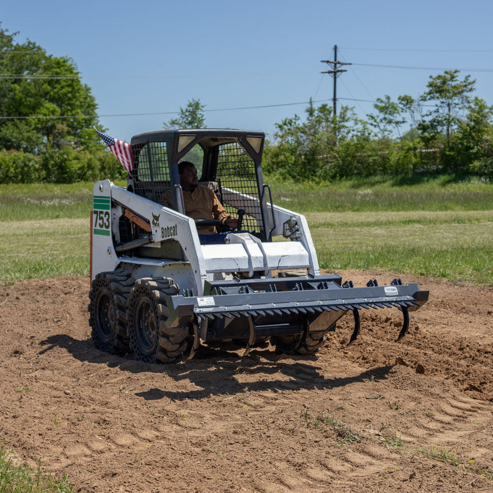 72" Ripper Scarifier Skid Steer Attachment With Optional Ripper Comb | No - view 3