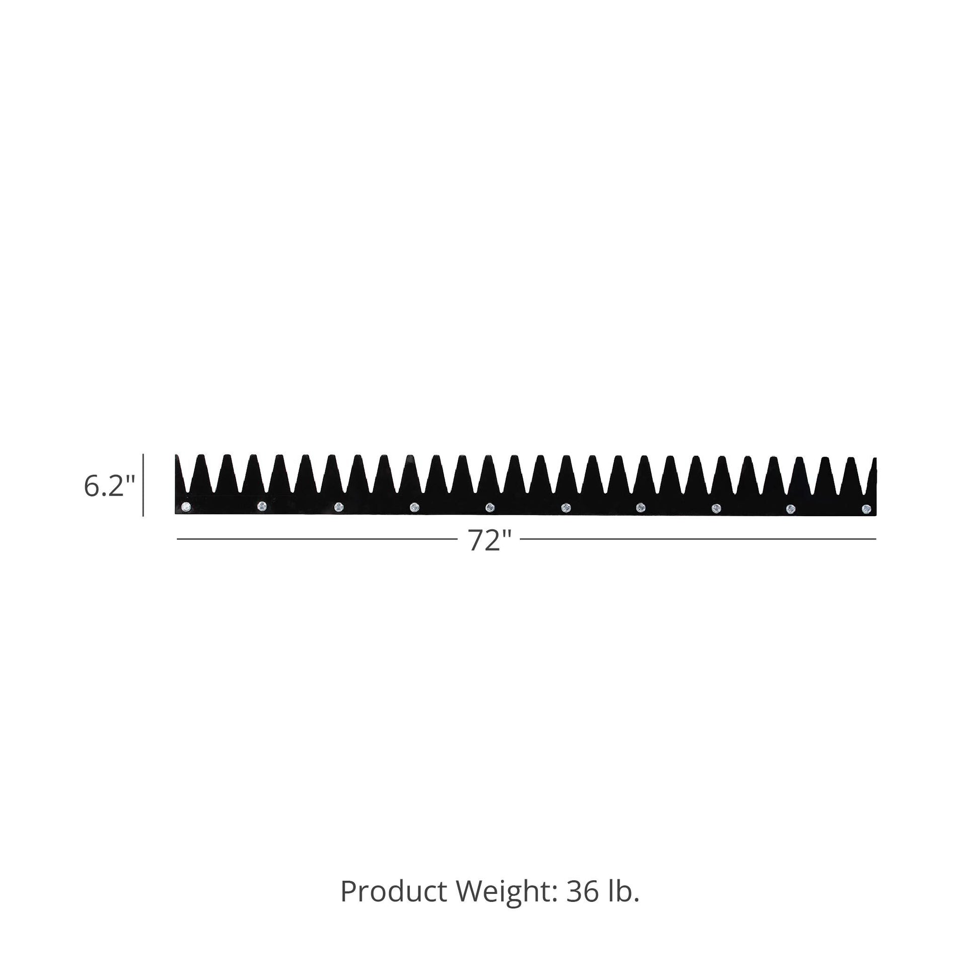 72" Ripper Comb Attachment