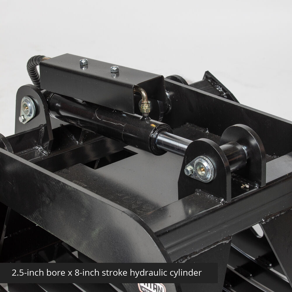 Mini Skid Steer Skeleton Rock Grapple Rake - view 6