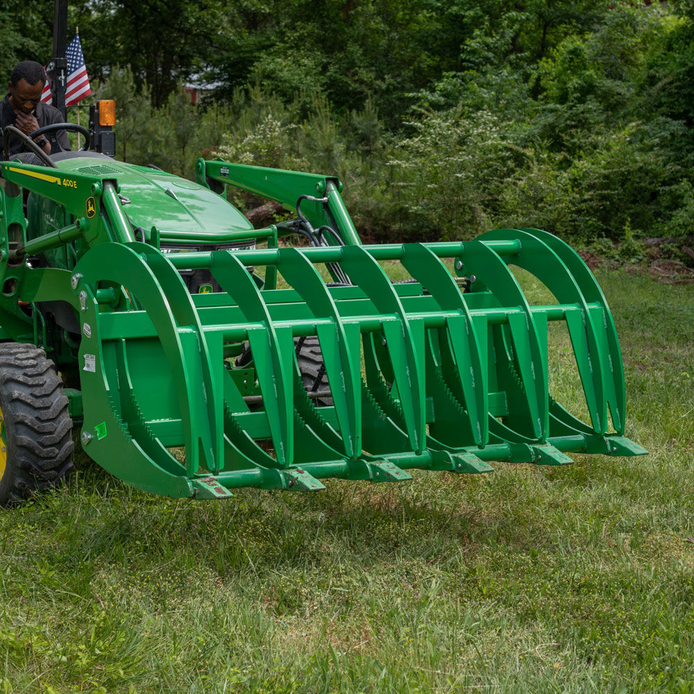 HD Root Grapple Rake Attachment Fits John Deere Loaders | 84" (Recommended for Series 4 Tractors) - view 23