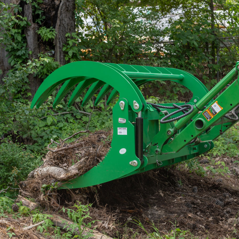 HD Root Grapple Rake Attachment Fits John Deere Loaders | 84" (Recommended for Series 4 Tractors) - view 24