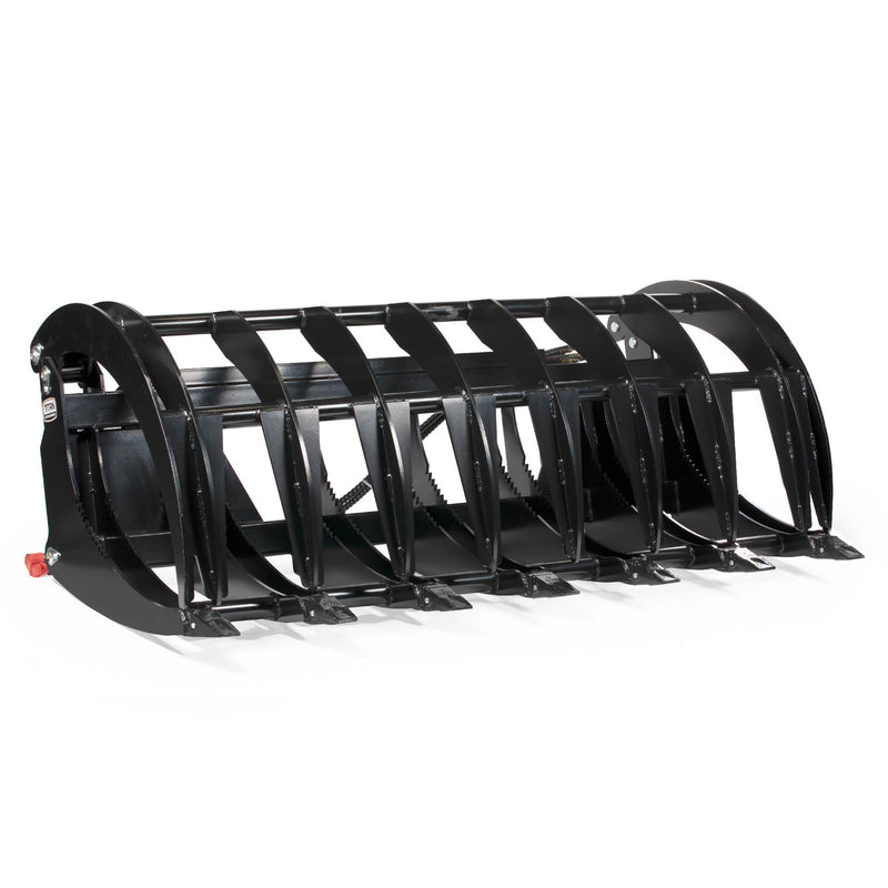 SCRATCH AND DENT - 84" Extreme Skid Steer HD Root Grapple Rake Attachment Clamshell - FINAL SALE