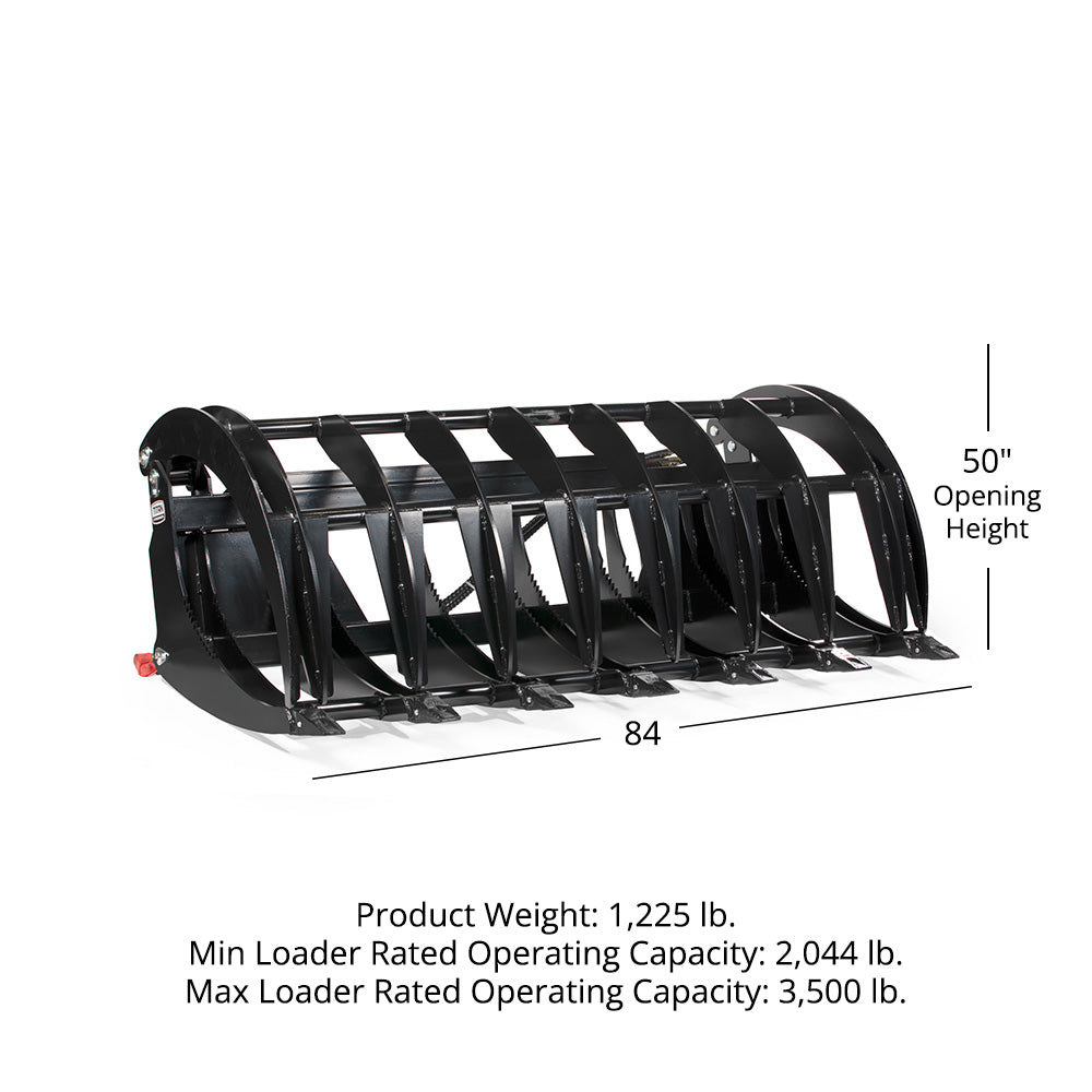 Extreme Root Grapple Rake Attachments | 84in - view 40