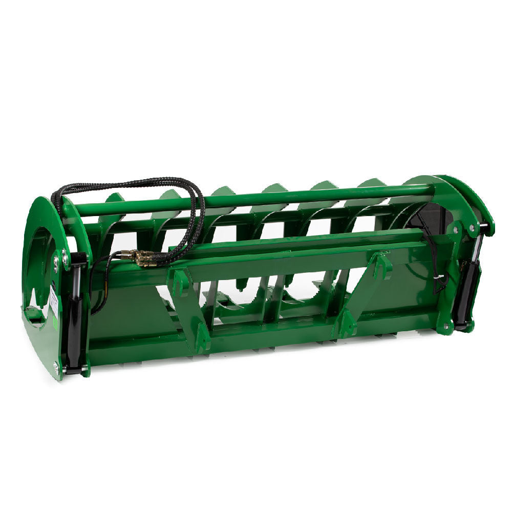 Global Euro HD Root Grapple Rake Attachment Fits John Deere Tractors | 72"