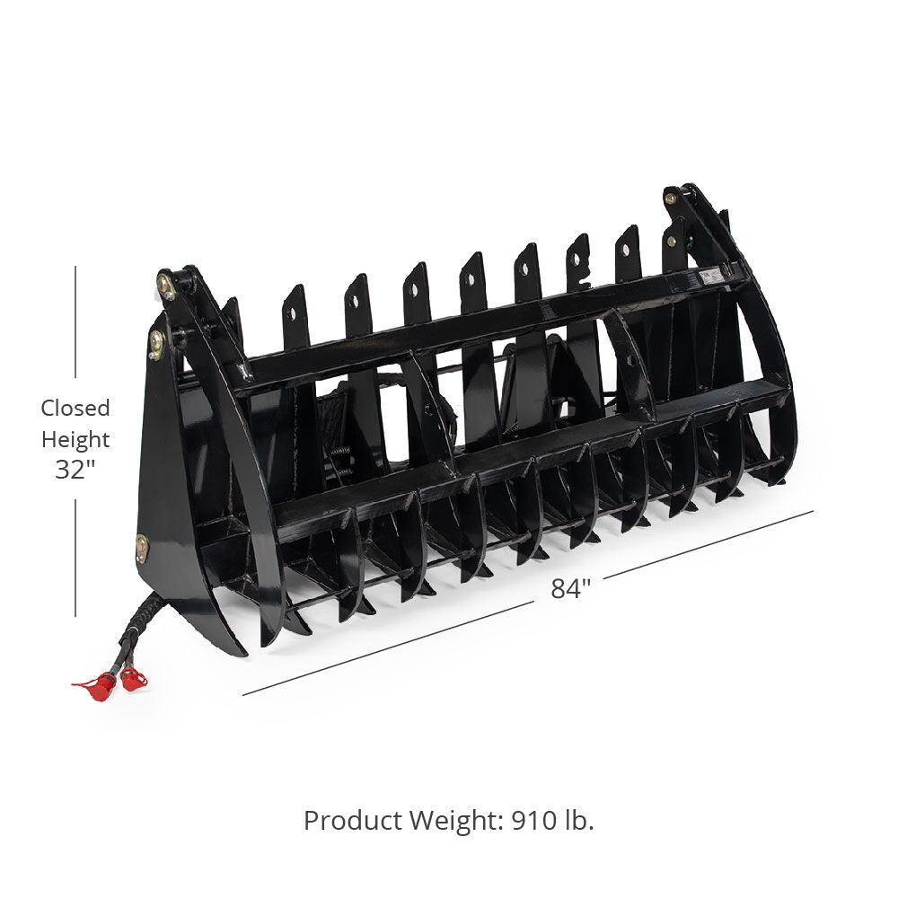 Skid Steer Root Grapple Rake Attachments | 84"