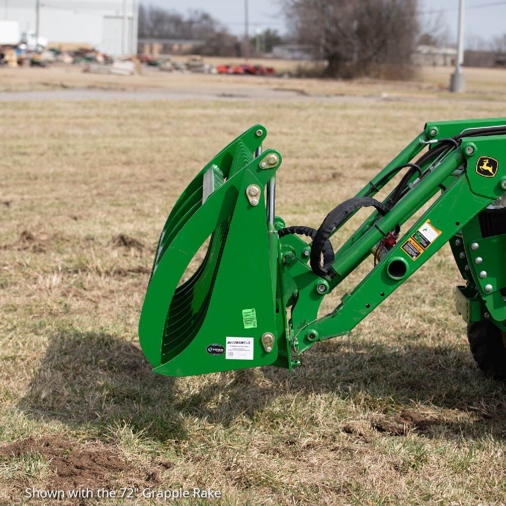 Root Grapple Rake Attachment Fits John Deere Loaders | 60" - view 11