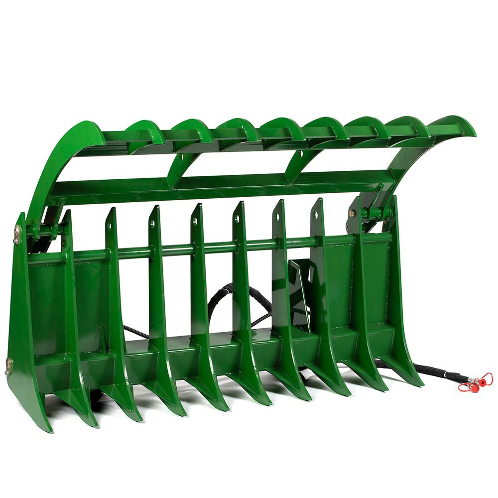 Root Grapple Rake Attachment Fits John Deere Loaders | 72" - view 13