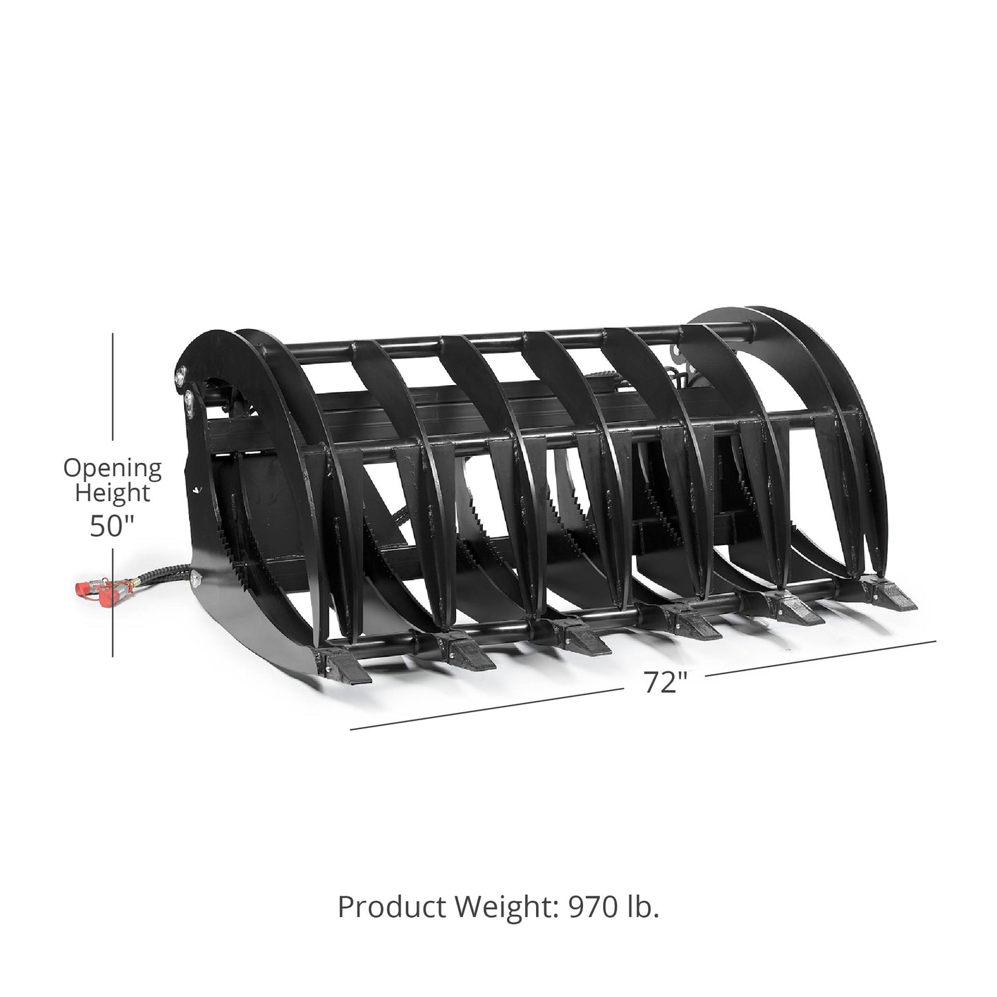 Extreme Root Grapple Rake Attachments | 72" - view 25