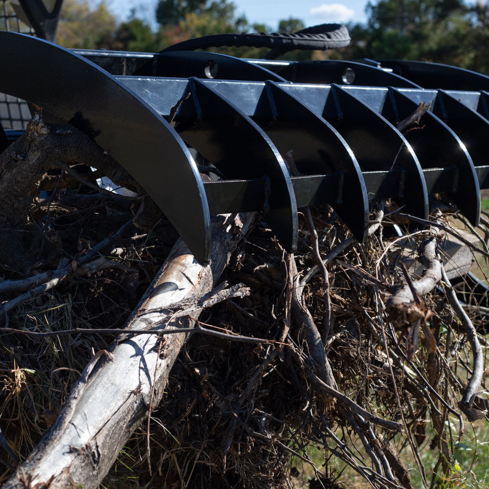 Skid Steer Root Grapple Rake Attachments | 72" - view 5