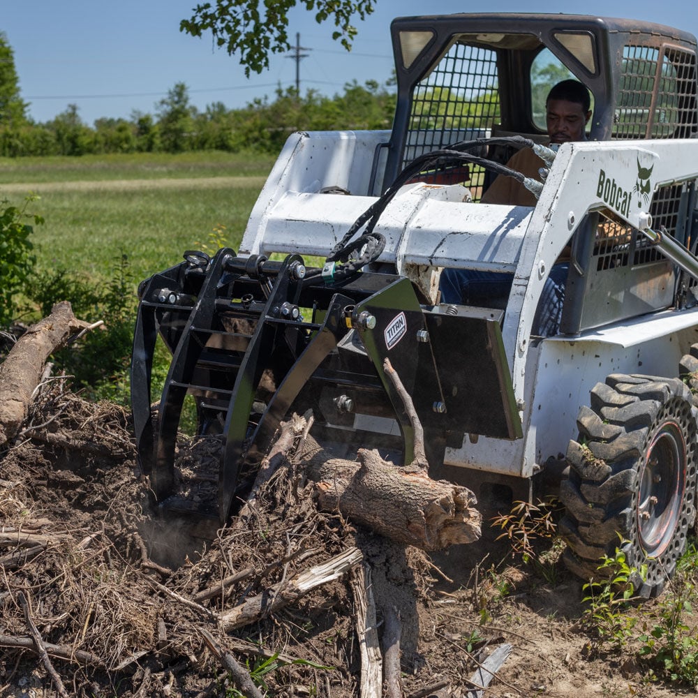 SCRATCH AND DENT - 29” Log Grapple Attachment for Skid Steers - FINAL SALE - view 4