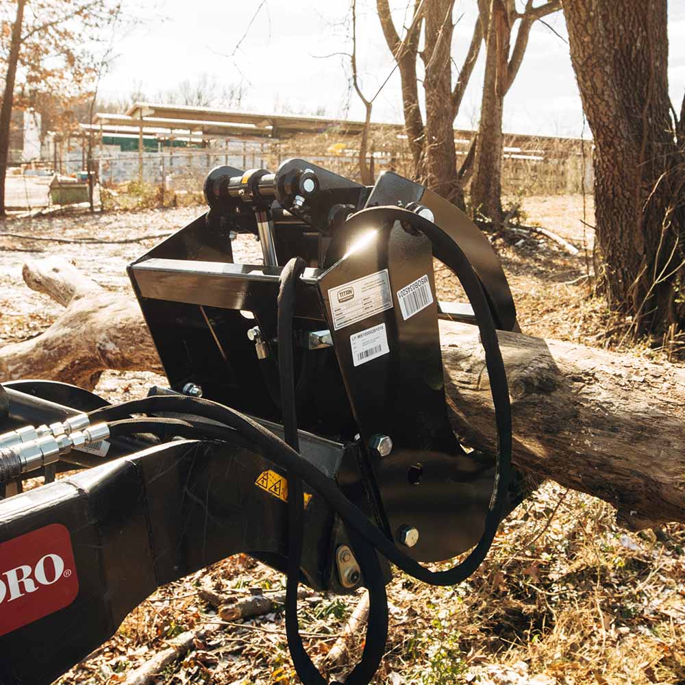 Mini Skid Steer 26" Log Grapple Attachment - view 9