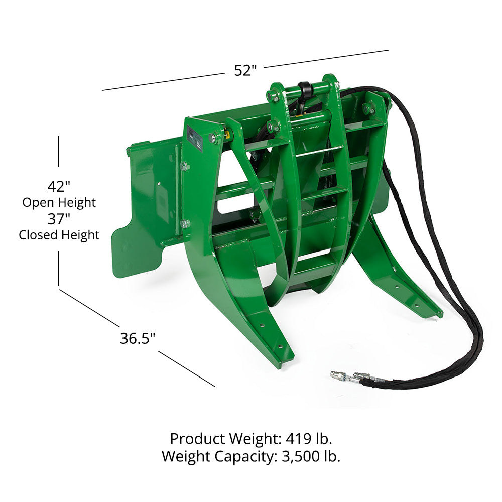 29" Log Grapple Attachment Fits John Deere - view 12