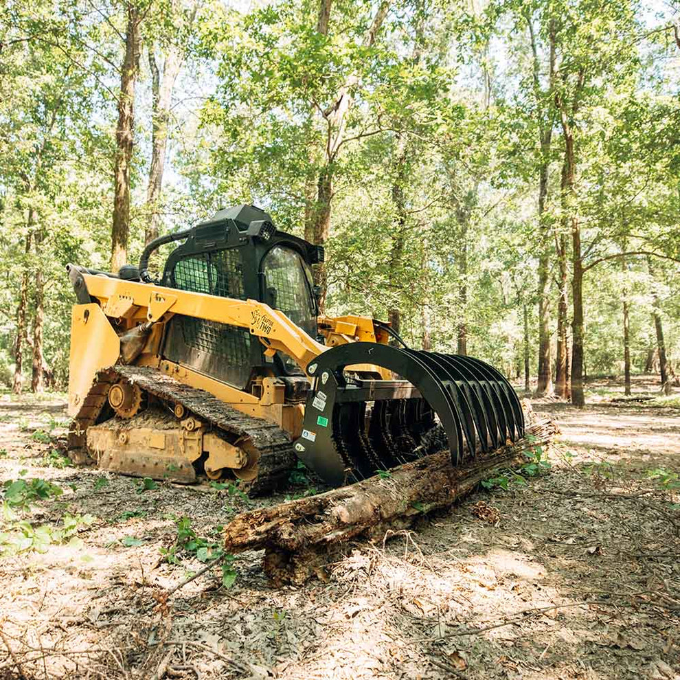 Extreme Root Grapple Rake Attachment | Titan Attachments