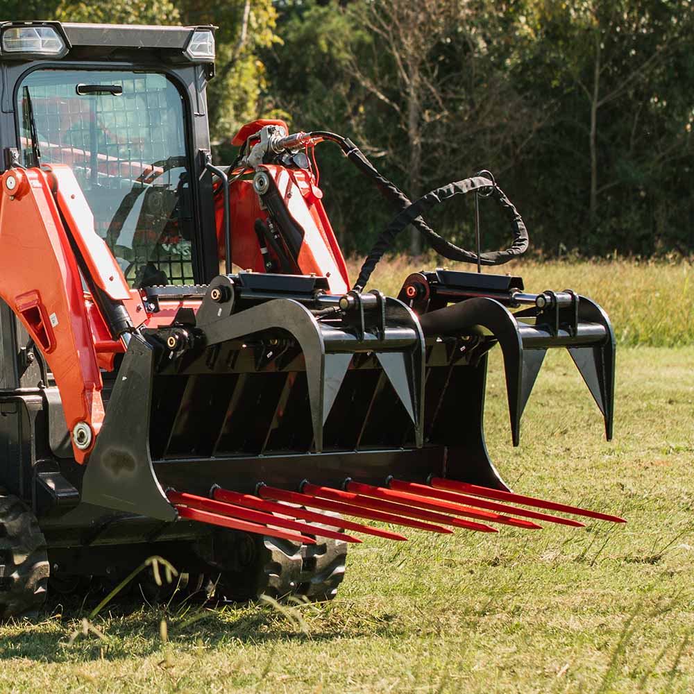 Manure Tine Grapple Bucket Attachment | 60" Frame Only - view 24