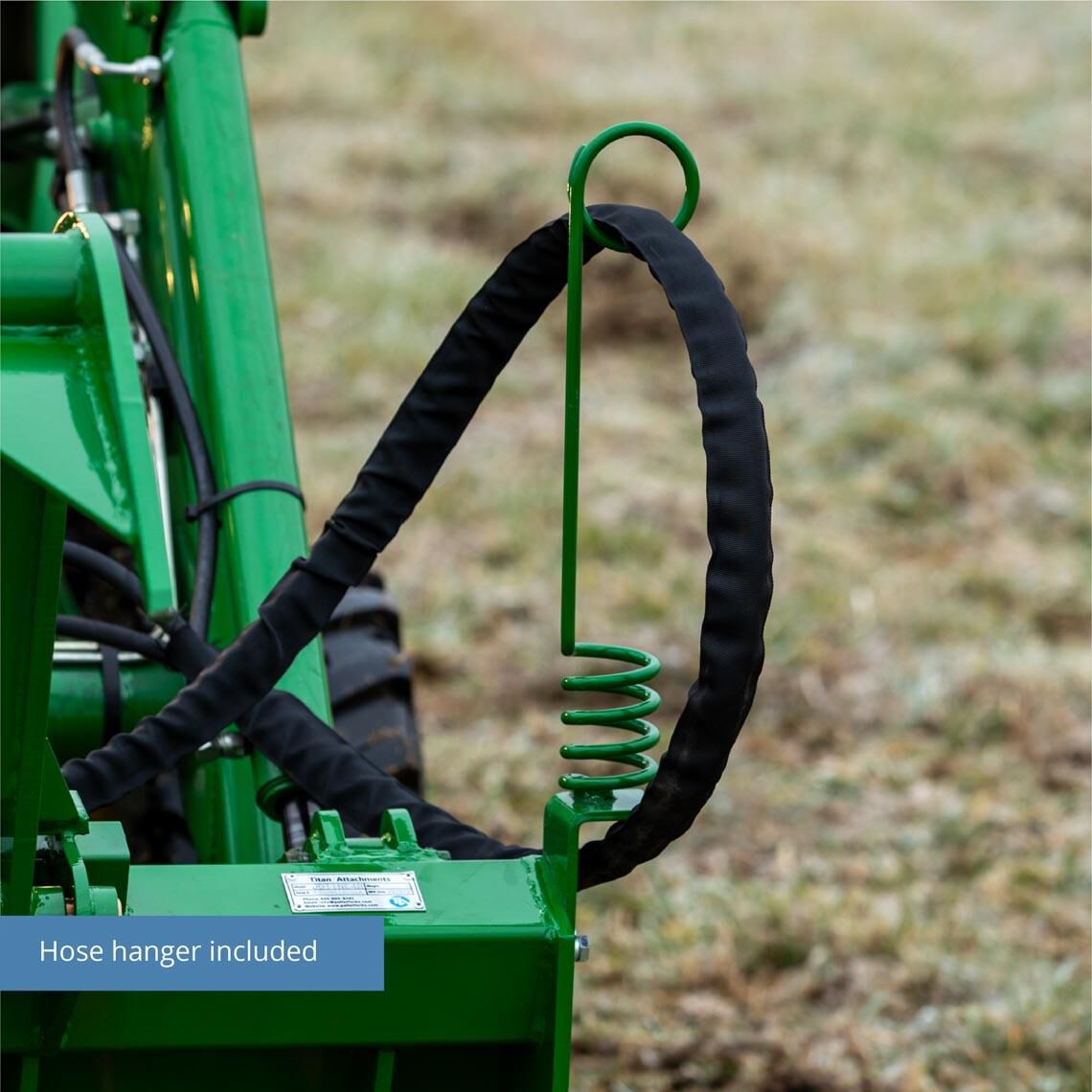 Tine Bucket Attachment with Optional Hay Bale Spears - Fits John Deere Loaders - Rake Size: 60" Frame - Spear Length: Frame Only - No Spears | 60" Frame / Frame Only - No Spears - view 21