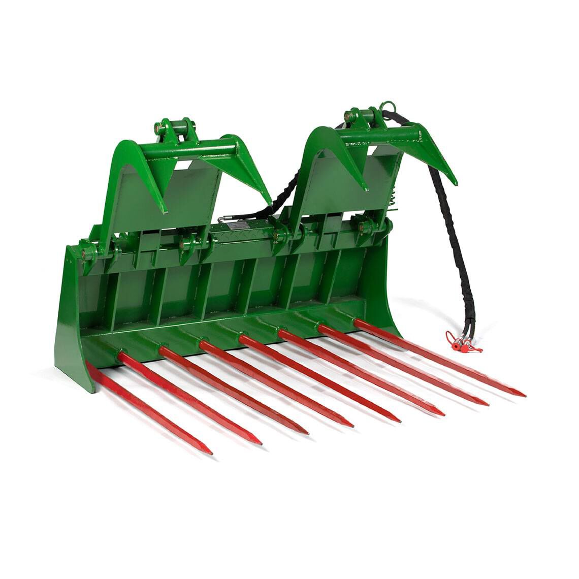 Tine Bucket Attachment with Optional Hay Bale Spears - Fits John Deere Loaders - Rake Size: 60" Frame - Spear Length: 39" | 60" Frame / 39" - view 107