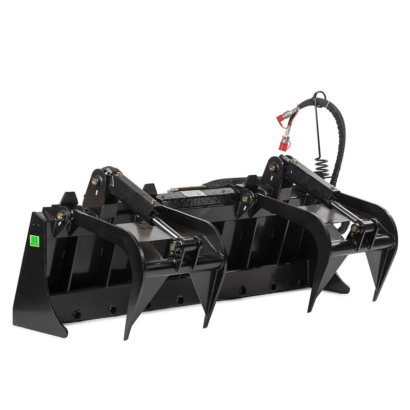 Scratch and Dent, 72" Manure Tine Grapple Bucket Attachment