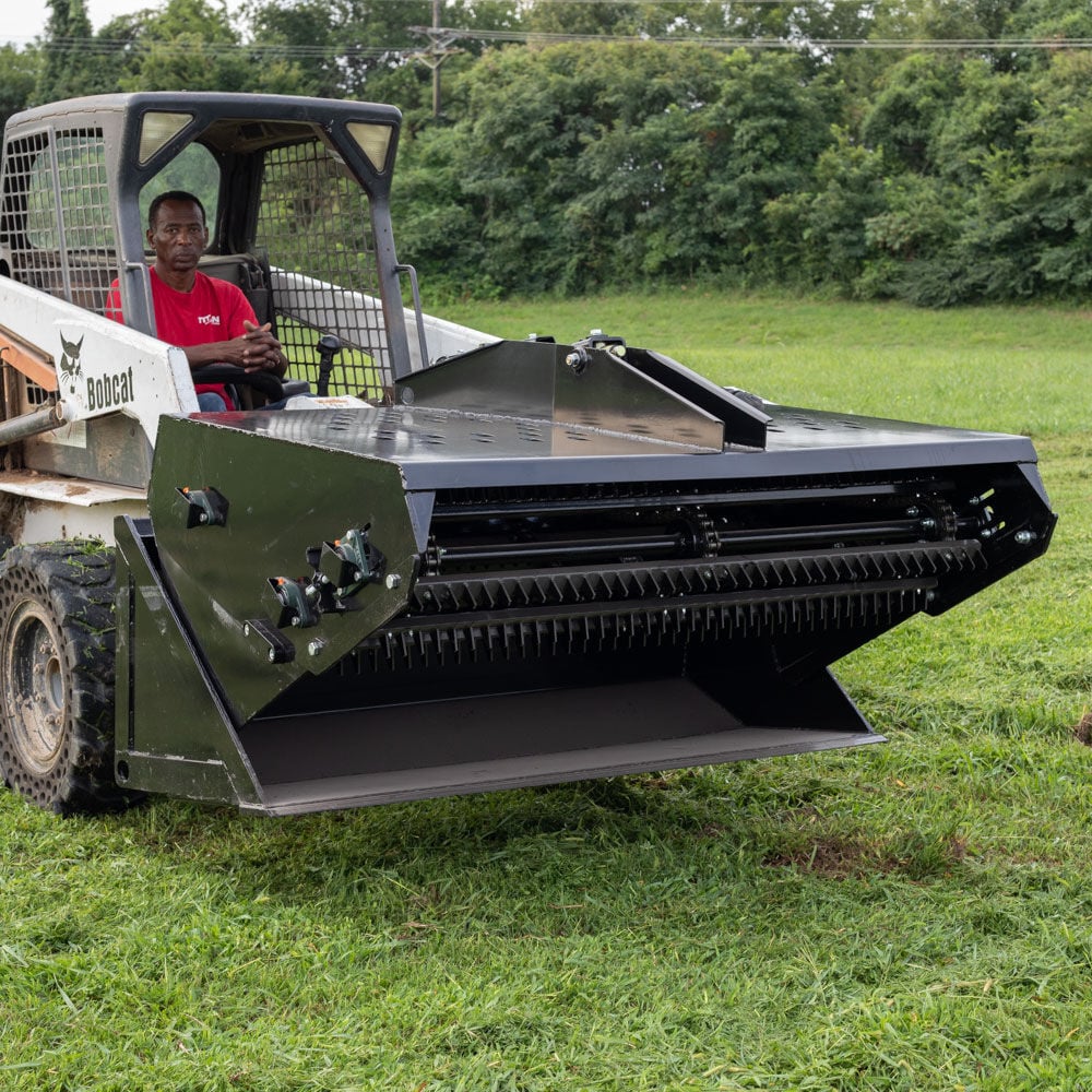 SCRATCH AND DENT - 72" Hydraulic Skid Steer Landscape Rake - FINAL SALE - view 3