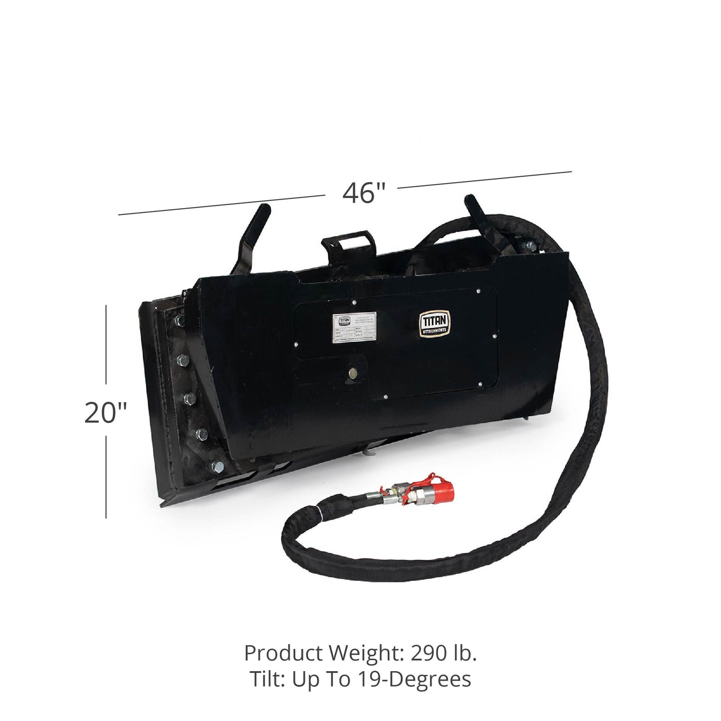 SCRATCH AND DENT - Hydraulic Tilt Mount Plate For Skid Steers - view 2