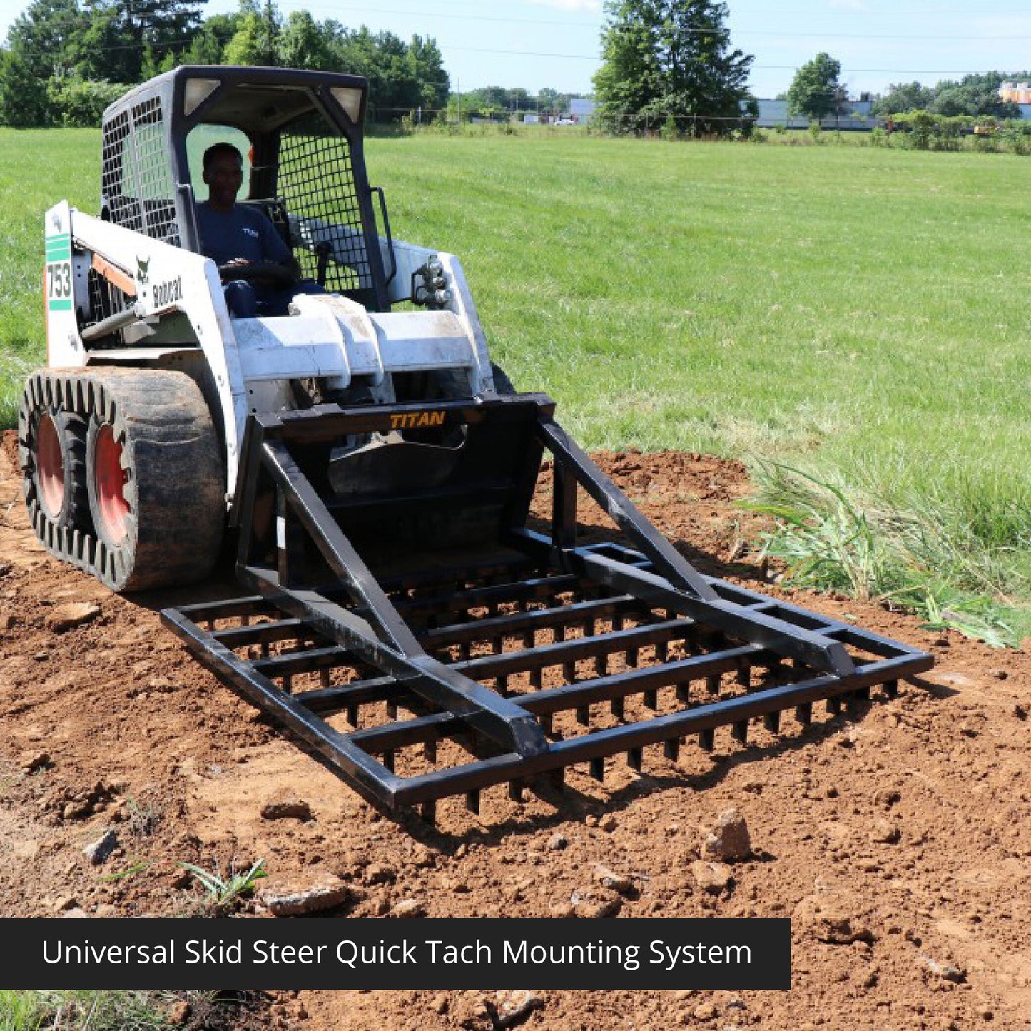 6 FT Terra Monster Dirt Grader and Leveler for Seeding - view 3