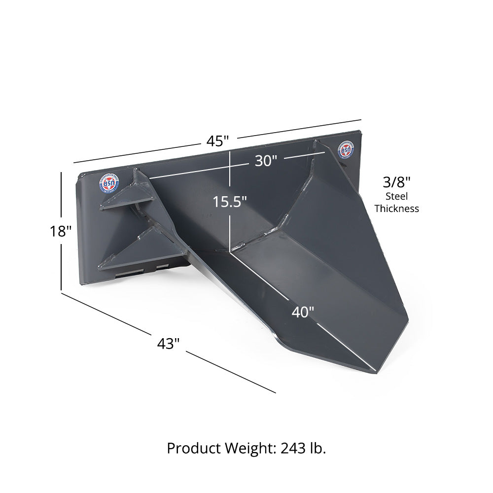 USA Made 40" Tree Spade Bucket - view 12