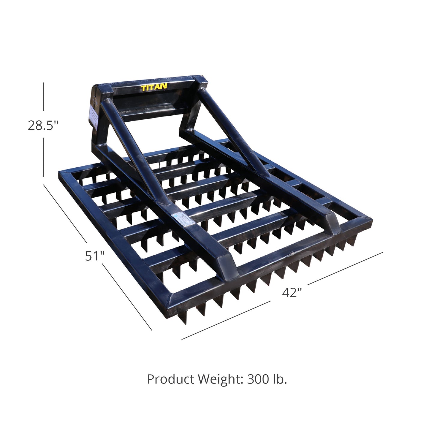 SCRATCH AND DENT - 42” Terra Monster Dirt Grader and Leveler For Toro Mini Skid Steers - FINAL SALE - view 2