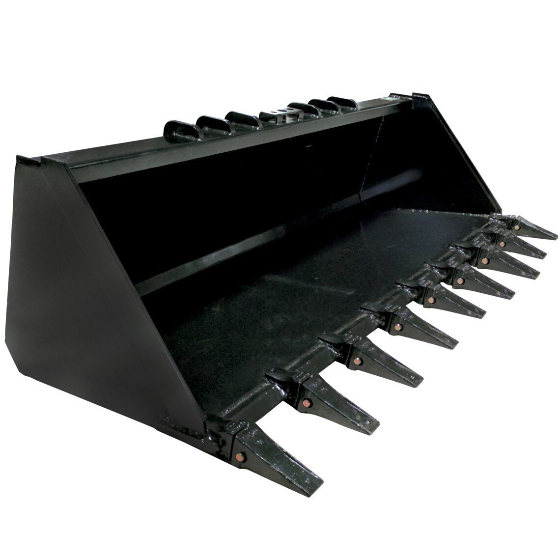 SCRATCH AND DENT - 72" Heavy Duty Skid Steer Dirt Bucket - FINAL SALE