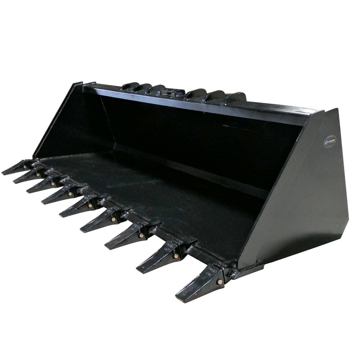 SCRATCH AND DENT - 72" Heavy Duty Skid Steer Dirt Bucket - FINAL SALE