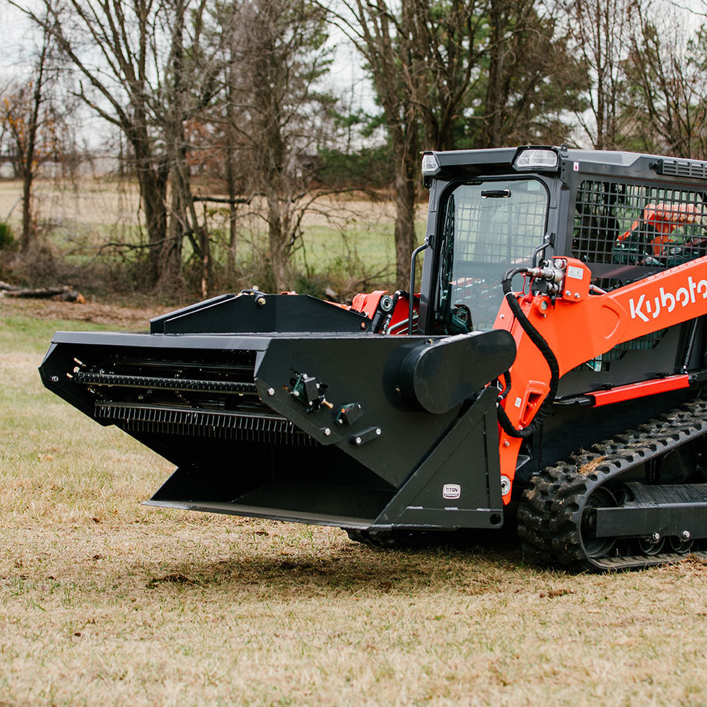 66" Hydraulic Skid Steer Landscape Rake - view 3