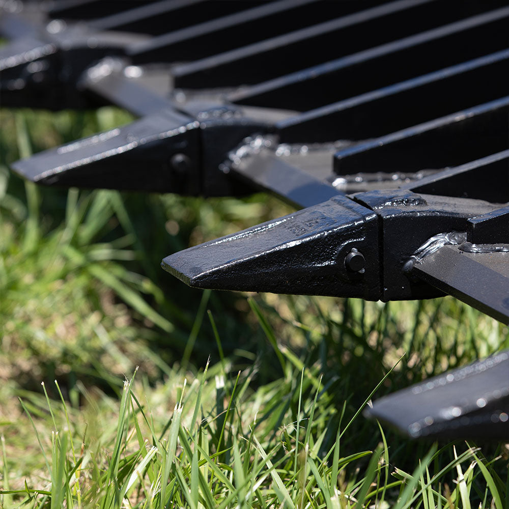 Skeleton Rock Bucket Grapple Rake with Teeth | 72" - view 6