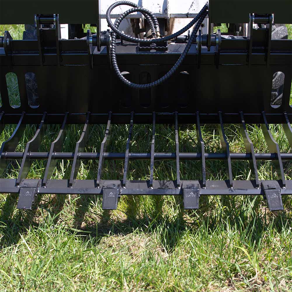 Skeleton Rock Bucket Grapple Rake with Teeth | 72"