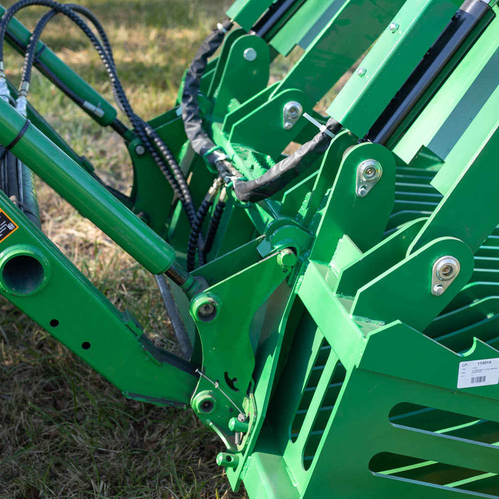 72" Fine Grade Skeleton Rock Grapple Bucket Fits John Deere Tractors - view 10