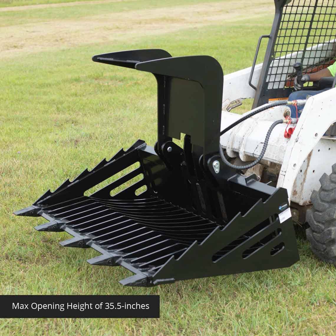 Fine Grade Skeleton Rock Grapple Rakes | 60" - view 3