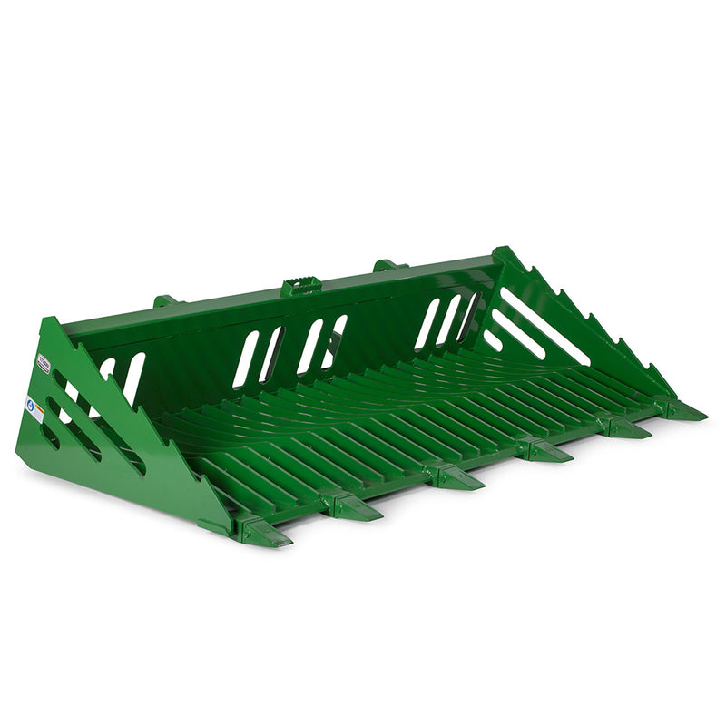 Global Euro Fine-Grade Skeleton Rock Bucket with Teeth | 82"