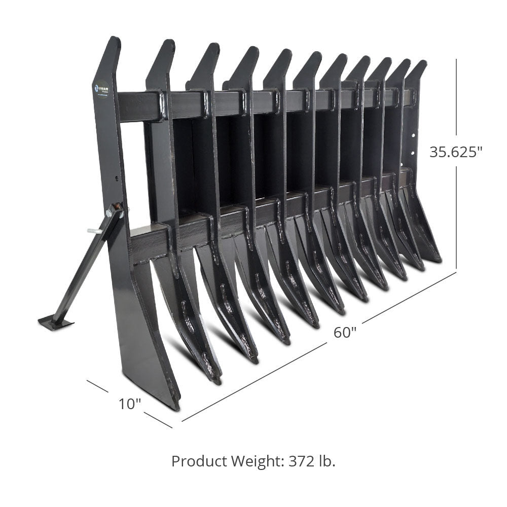 Root Debris Rake Attachment | 60"