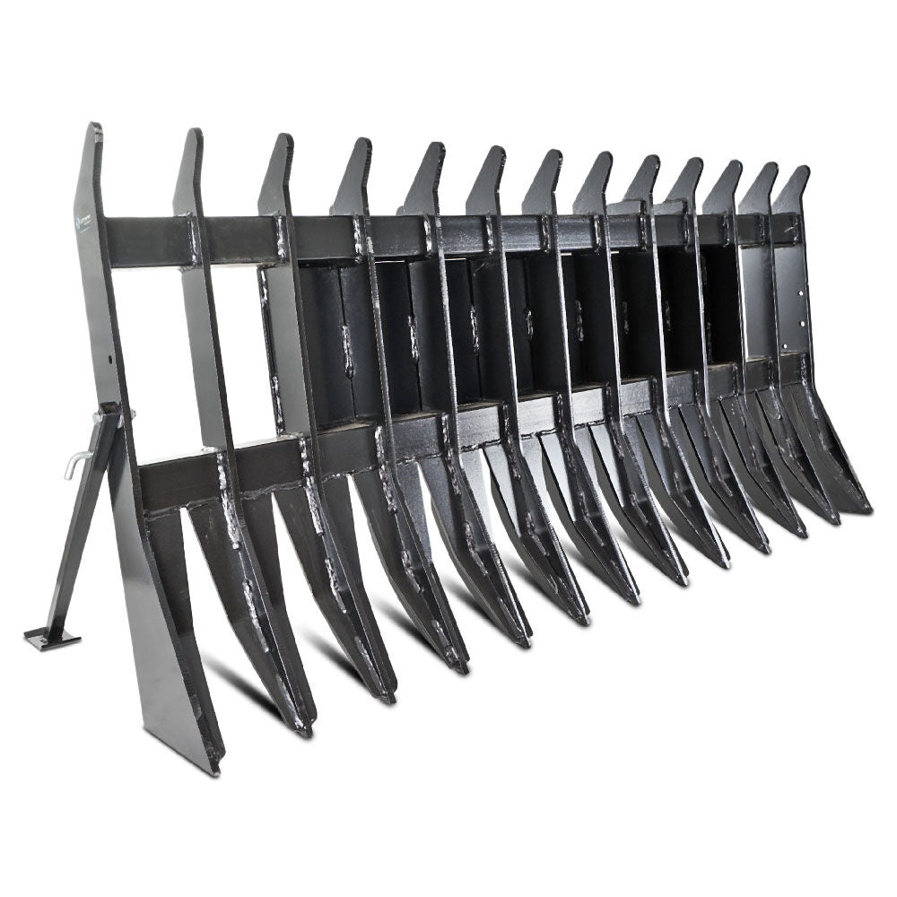 SCRATCH AND DENT - 72" Root Debris Rake Skid Steer Attachment - FINAL SALE