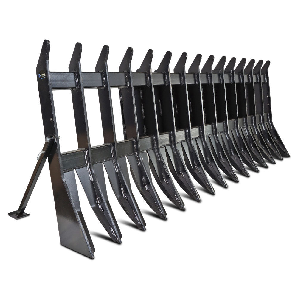 SCRATCH AND DENT - 84" Root Debris Rake Skid Steer Attachment - FINAL SALE