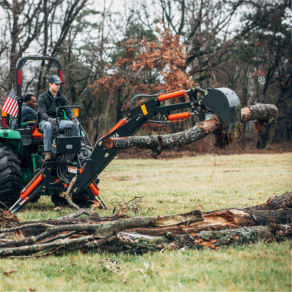 3 Point Backhoe with Thumb Excavator | 6 FT - view 4