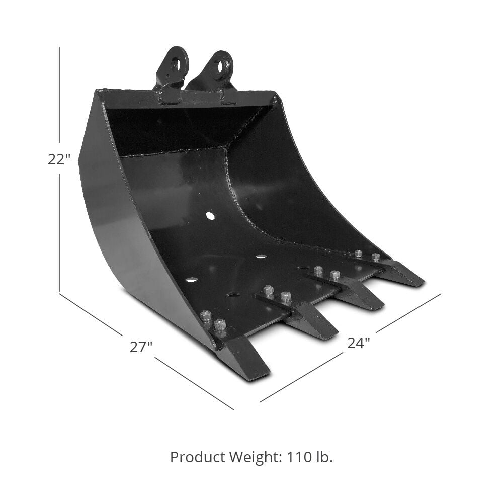 SCRATCH AND DENT - 24" Backhoe Bucket - FINAL SALE - view 3