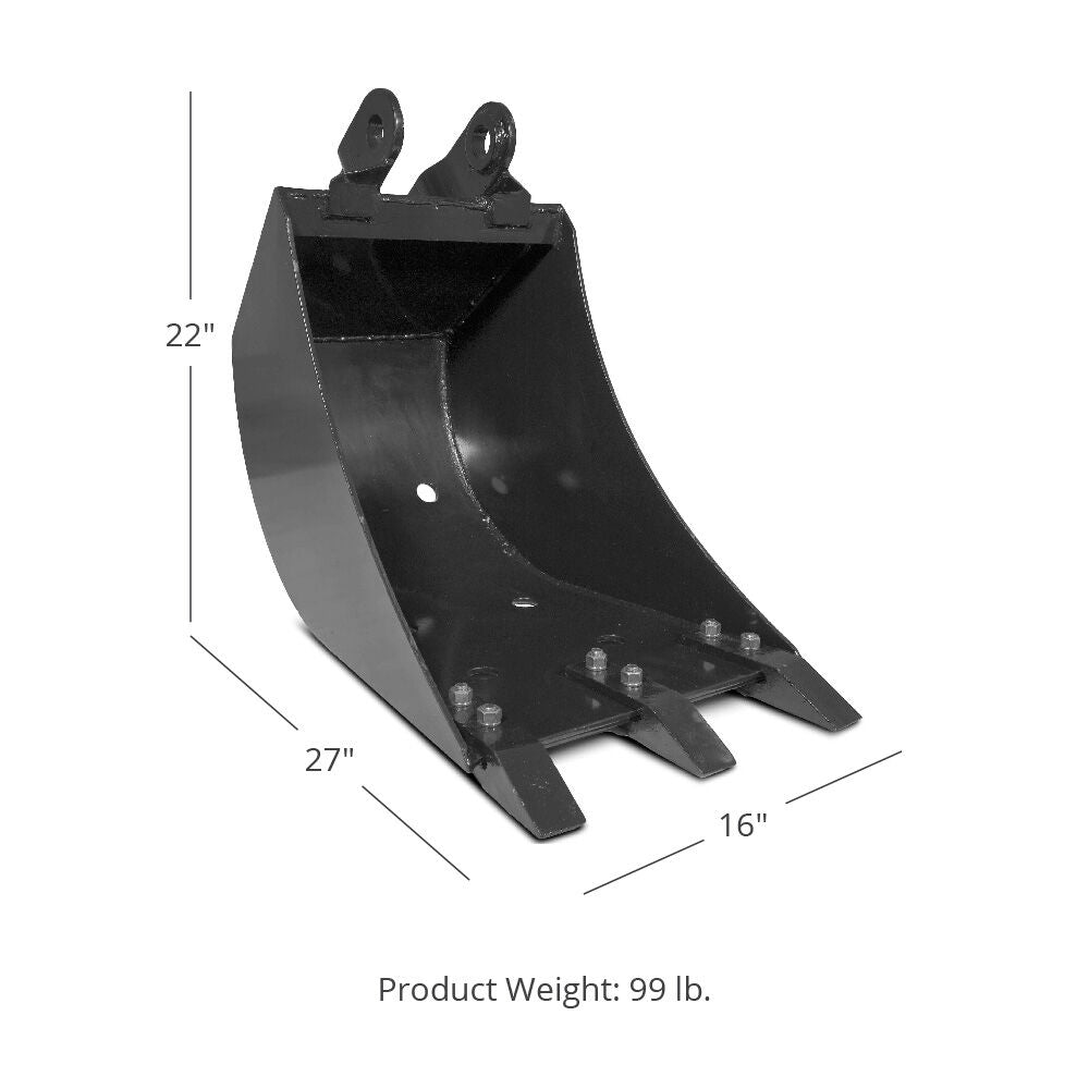 SCRATCH AND DENT - 16" Backhoe Bucket - FINAL SALE - view 4