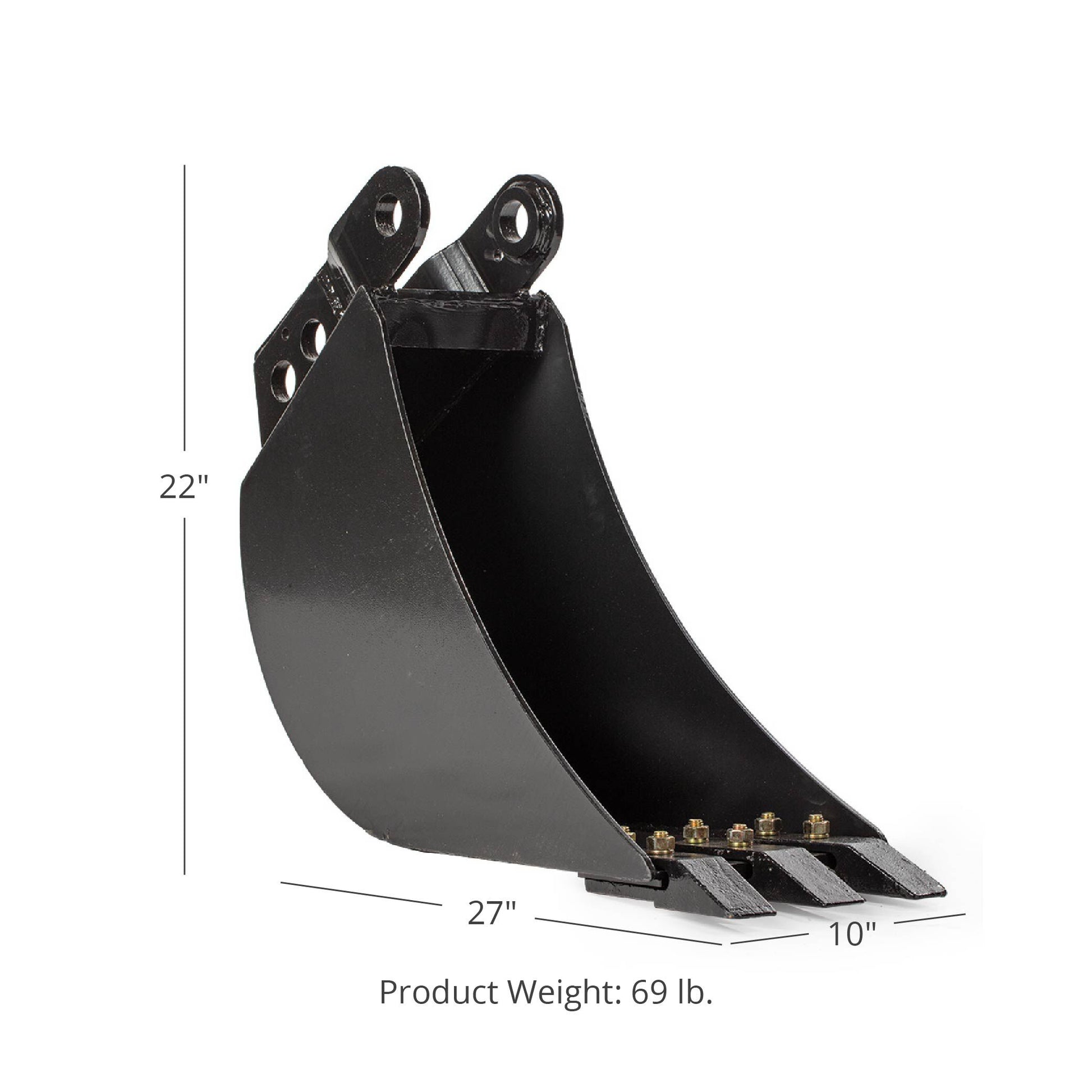 SCRATCH AND DENT - 10" Backhoe Bucket - FINAL SALE